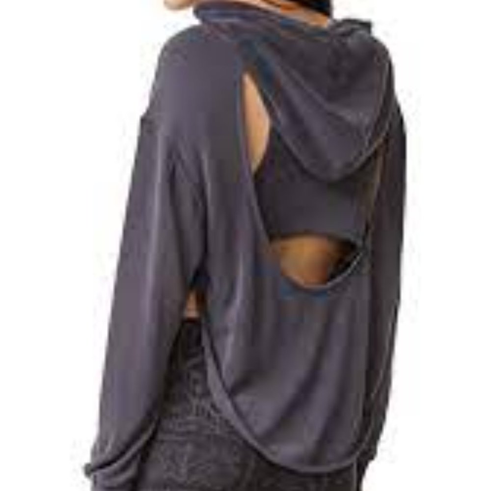 Free People FP Movement Back Into It Hoodie - Picture 3 of 12